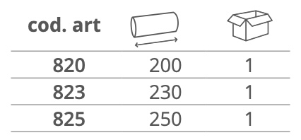 Dimensioni MANICO PER RULLI 