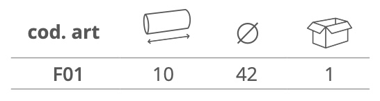 Dimensioni RULLO FRANGIBOLLE PER ANGOLI
